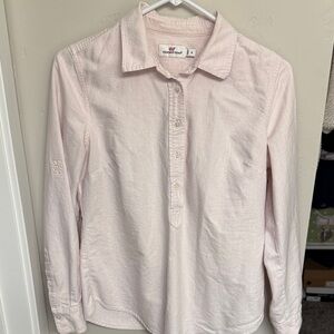Vineyard Vines Light Pink Button Down Popover